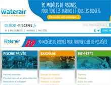 Tablet Screenshot of guide-piscine.fr